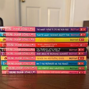 Scholastic Dear Dumb Diary Book Set - Colorful Collection
